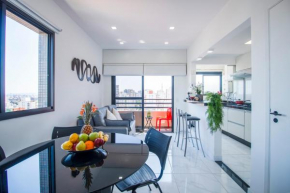 Duplex em Pinheiros com Vista Incrível, Piscina, AC